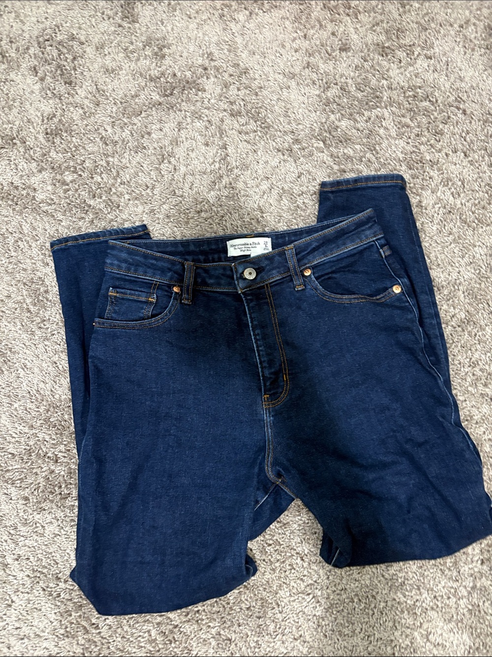 Abercrombie & Fitch Dark Blue Skinny Jeans
